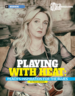 PEACH: Featured Interview 'Playing with Heat' by Guitar Girl Magazine